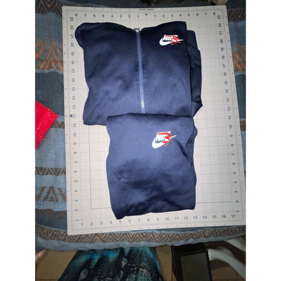 Boys Nike Tracksuit Set Size M Blue Jacket & Pants - Picture 1 of 6